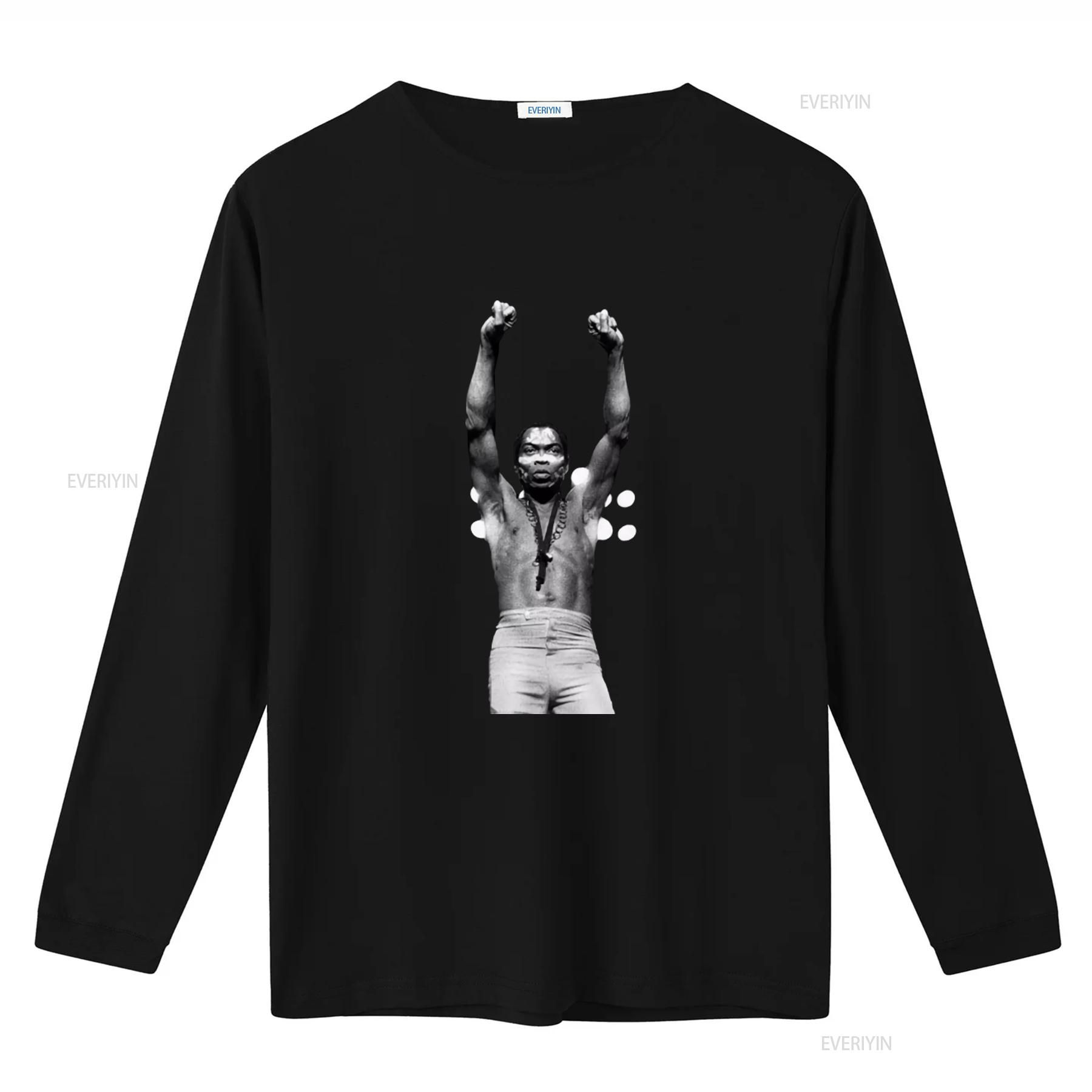 ZheXiong TEE Vintage Fela Kuti T-shirt Afrika Muziek Afrobeat Funk Jazz Foto Print Jaren 00 Jaren 70 Stijl Tony Allen Tribute vintage Gewassen Zacht S