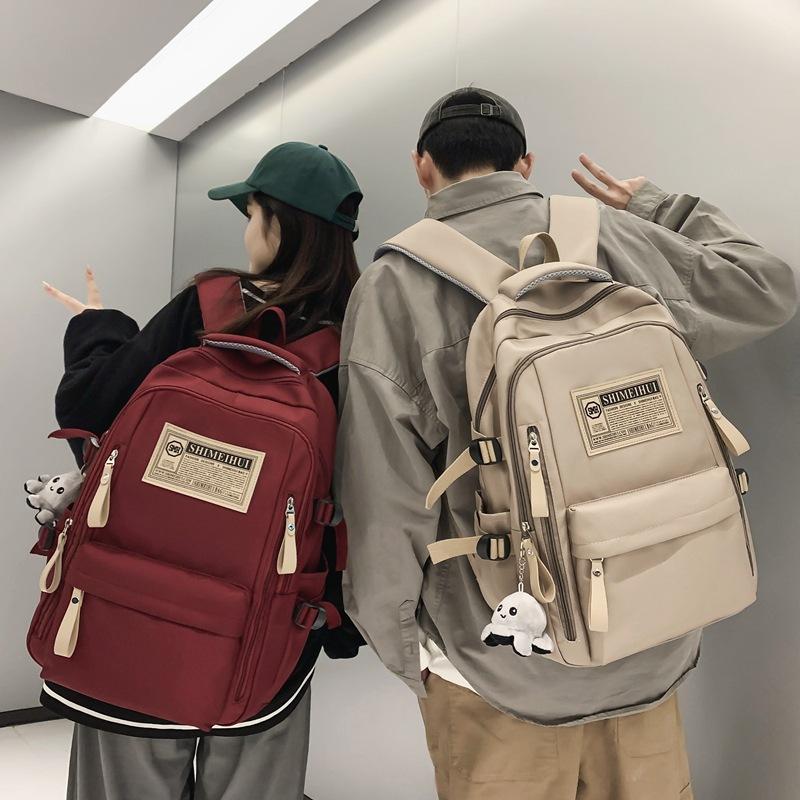 New Unisex Daily Backpack Schoolbag For Students Women College Computer Backpack Large Capacity High School Schoolbag