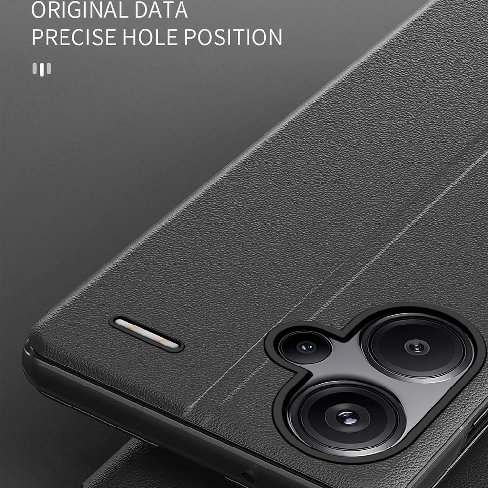 For Xiaomi Redmi Note 13 Pro+ 5G Phone Case Folio Flip PU Leather Stand Cover