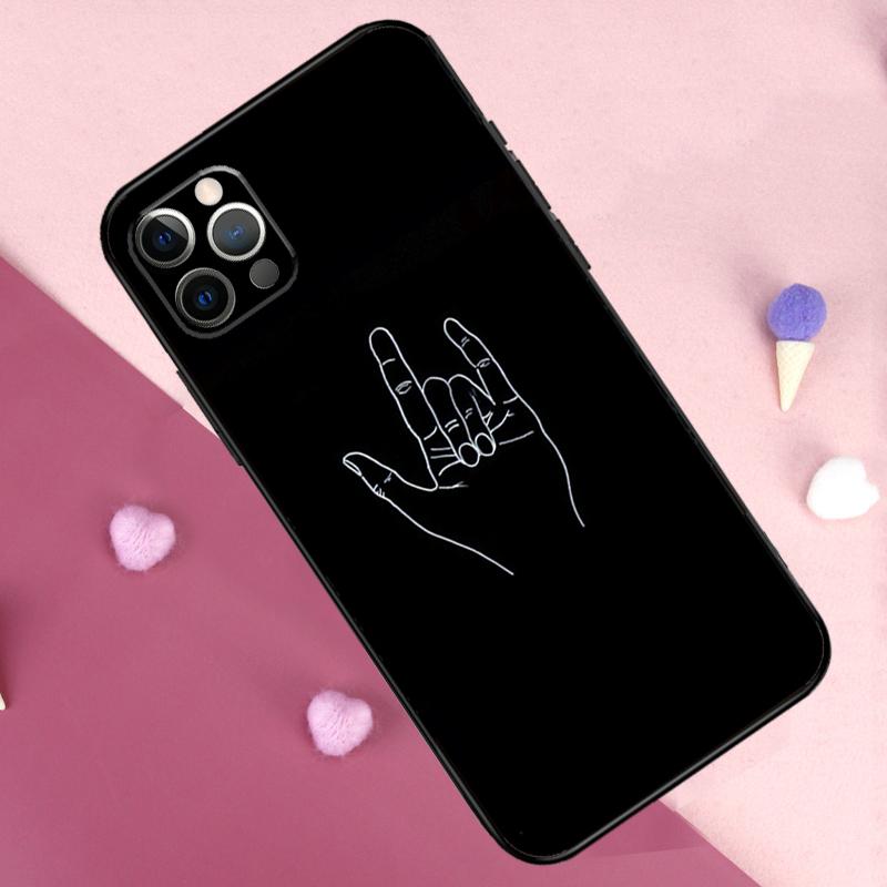 Rock Roll Skull Phone Case For iPhone 17 Pro Max 11 14 15 16 Pro Max Plus 12 13 Mini 17 Air 16e Back Cover