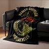 Harley-Davidson Schlangenlogo Decke für alle Jahreszeiten Decke Mittagspause Überwurf Geschenk