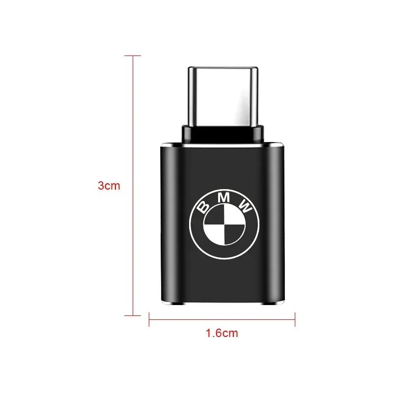 Car Usb Type C Cable Converter Charging Adapter Car Accessories For BMW M M1 M3 M5 M6 M2 X1 X2 X3 X5 X6 X4 E39 E46 E53 E60 G30
