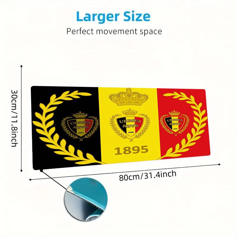 Belgica Color Mouse Pad Large Gaming Table Cushion Non-slip Laptop Tablet Big Mousepad XXL Mat Mini PC Playmat With Lock edge