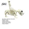 Halloween Yard Decoration Decoration, Skeleton Riding Dog Statue, 52cm Large Bone Figure for Texture Decor Display, Spooky Child Hound Haunted
