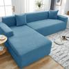 Jacquard Stretch Sofa Slipcover Spandex Elastic Sectional Sofas Covers for Living Room Chaise Longue Couch Cover 1/2/3/4-seater