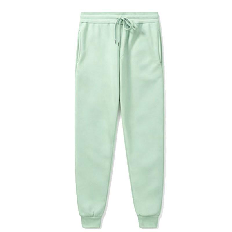 Unisex Solid Color Fleece Hoodie and Sweatpants Set