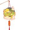 Cartoon Mid-Autumn Festival Lantern Glowing Lantern DIY Material Package Rabbit Lanterns  Gifts