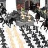 24/50pcs Historical Medieval Knight Soldier Models, Assorted Color Military Collectibles for Diorama, Hobby Display YMY
