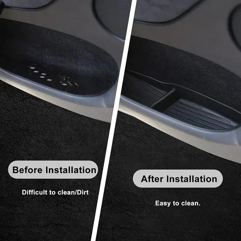 Autotür-Aufbewahrungsbox für Tesla Model 3 Y Seiten türgriff Armlehnenfach Organizer Regenschirm Mülleimer Faltbar Waschbar Aufräumen