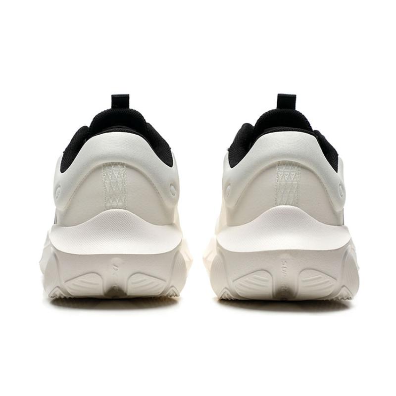 Anta Variety Training Collection Abrasion Resistant Cushioning Low Top Training Shoes Men's White Gray Black Sneakers 112237701-5