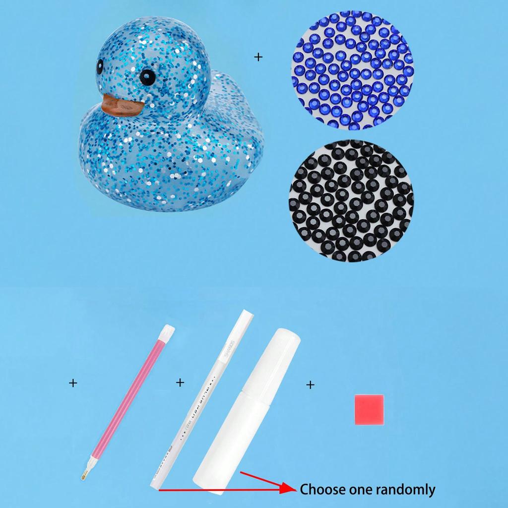 DIY Diamond Tool Duck, Fun Multi-color Handicrafts, Glue Pens, Handmade Decorations