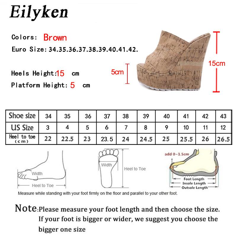 Fashion Eilyken Summer Comfortable Non-Slip Platform Wedges Women's Slippers Designer Open Toed Roman Sandals Party Shoes