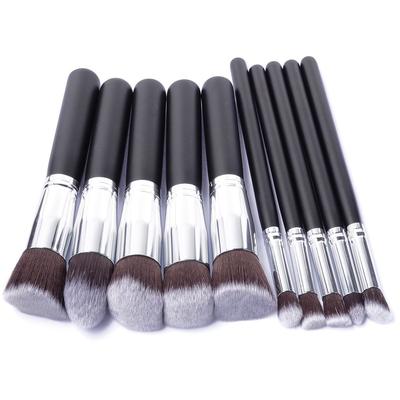 10 PCS Professionelle Make-Up Pinsel Lidschatten Rouge Flüssige Foundation Pinsel Weiche Synthetische Haar Pinsel Mini Kits Make-Up-Tools