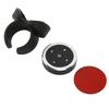 Bluetooth Media Button Smart Silver Button Bluetooth Remote Control Kit with Bracket for Mobile Phones Tablets