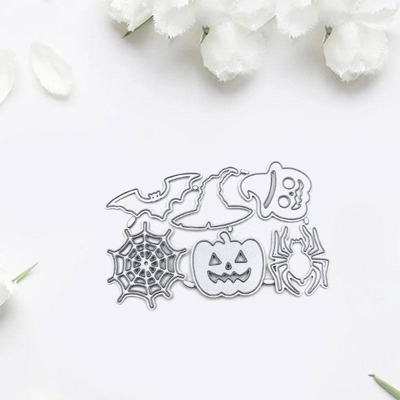Halloween Elements Metal Cutting Dies Stencil DIY Scrapbooking Album Paper Card Template Mold Embossing Decoration