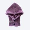 Korean Balaclava hat and scarf integrated women's autumn and winter warm ear protection hooded scarf knitted wool hat