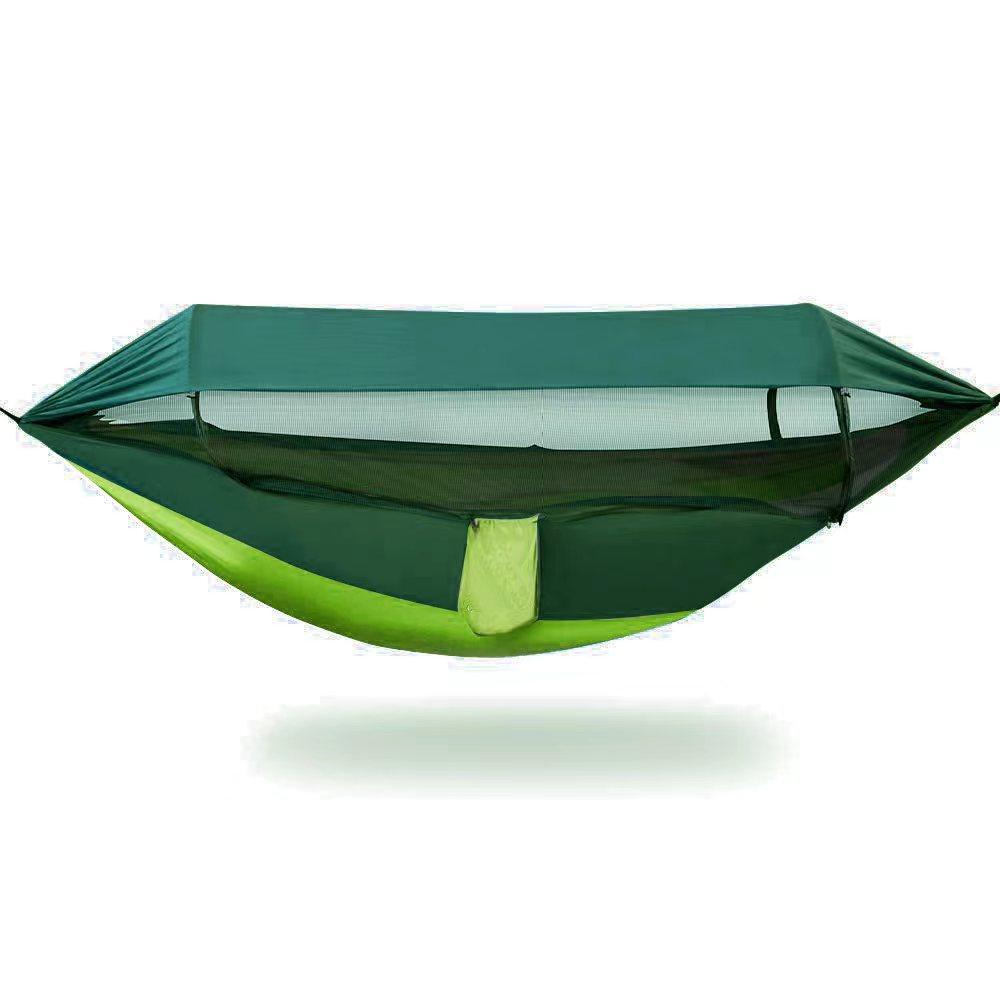 New hammock outdoor double anti rollover automatic quick opening swing mosquito net hammock outdoor camping awning