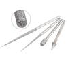 Emery Plated Carving Needles 4pcs 3mm Shaft for Rotary Tool Engraving Drilling and Shaping Hard Substances Including Ceramics