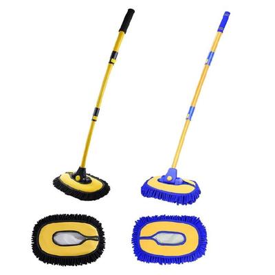 Car Wash Brush Car Cleaning Brush Telescoping Long Handle Mop Soft Hair Chenilles Broom Window Wash Brush