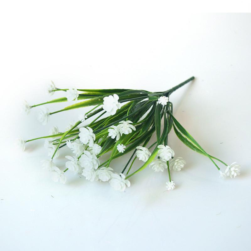 Vibrant Plastic Faux Flowers For Garden And Home Decoration In Various Shades