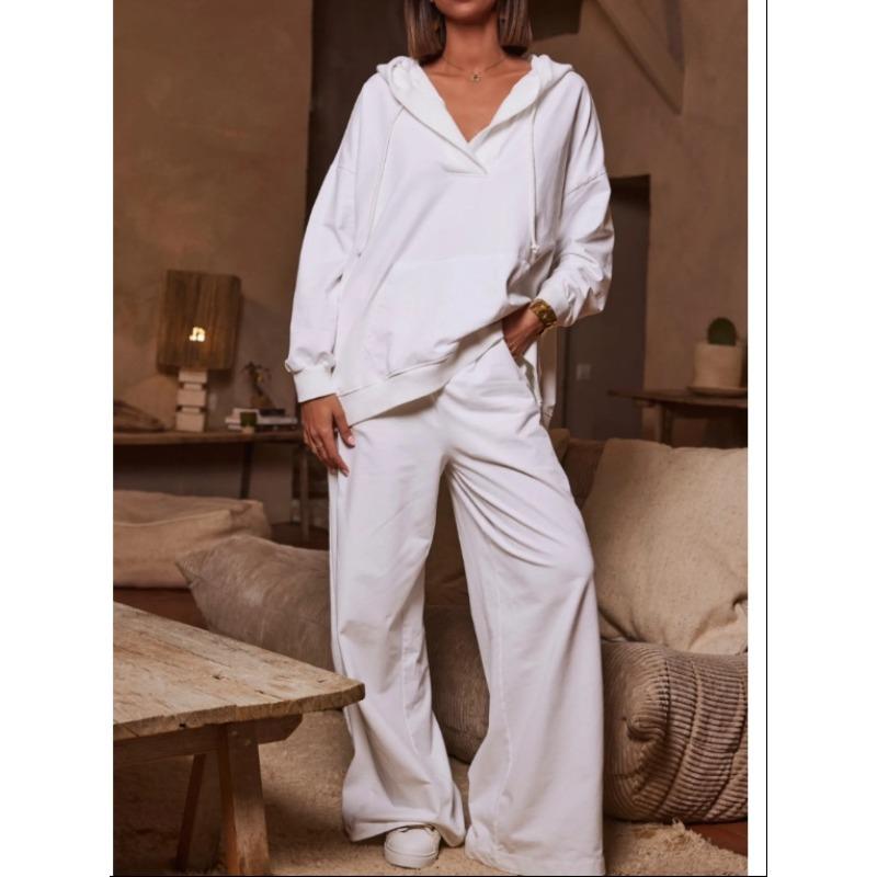 QICED Women's Fashion Casual Autumn Winter Long Sleeve Pants Suits