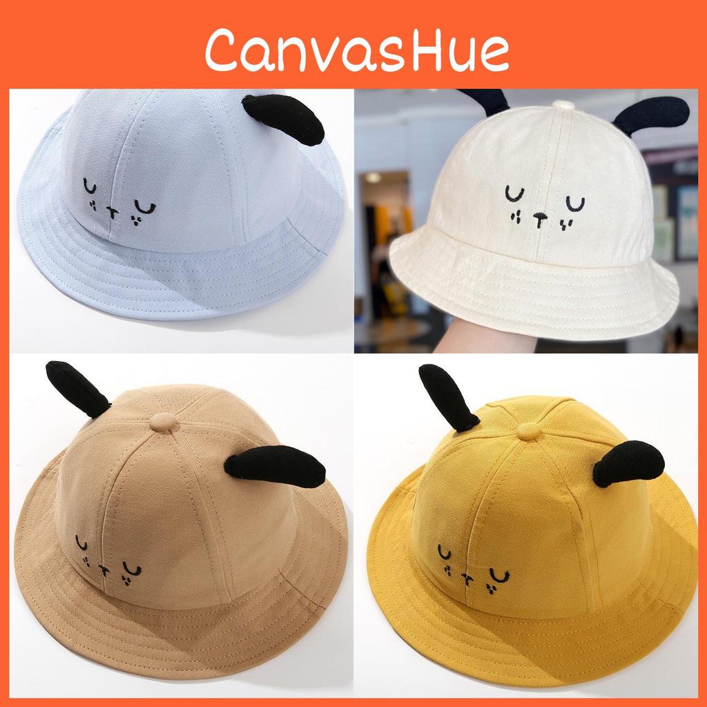 Toddler Cotton Sun Hat With Large Brim For Sunshade And Uv Blocking