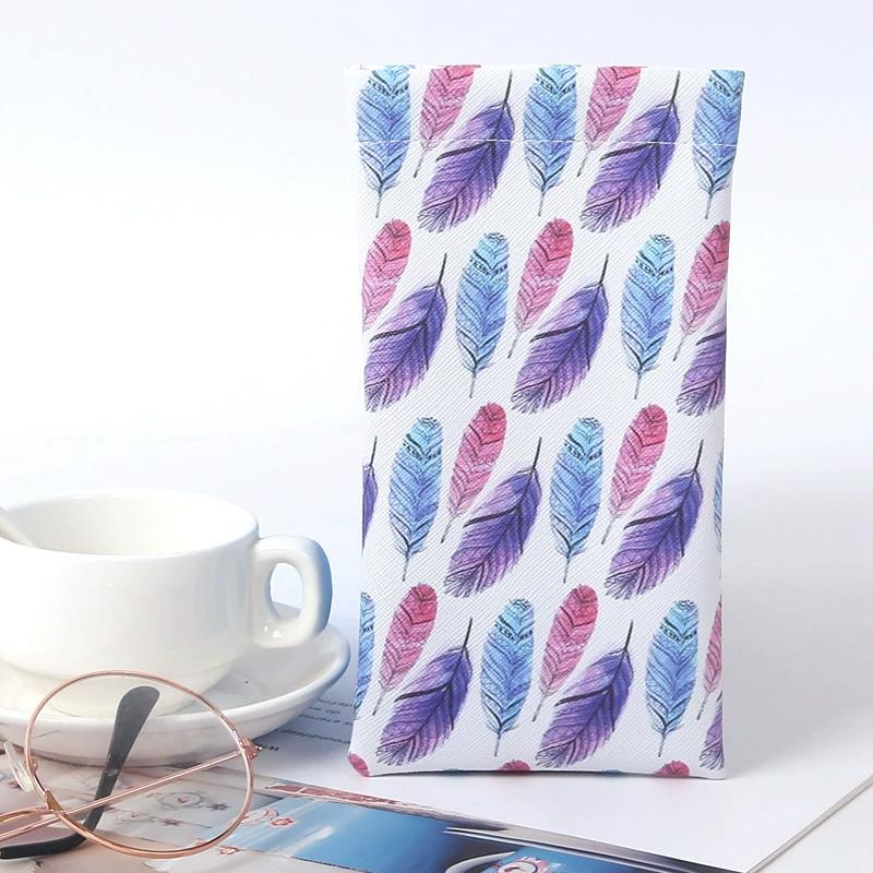 1PC Floral Print Anti Pressure Storage Bag Eyewear Protector Oil Painting Portable Glasses Case Box Storage Bag Sunglasses Box