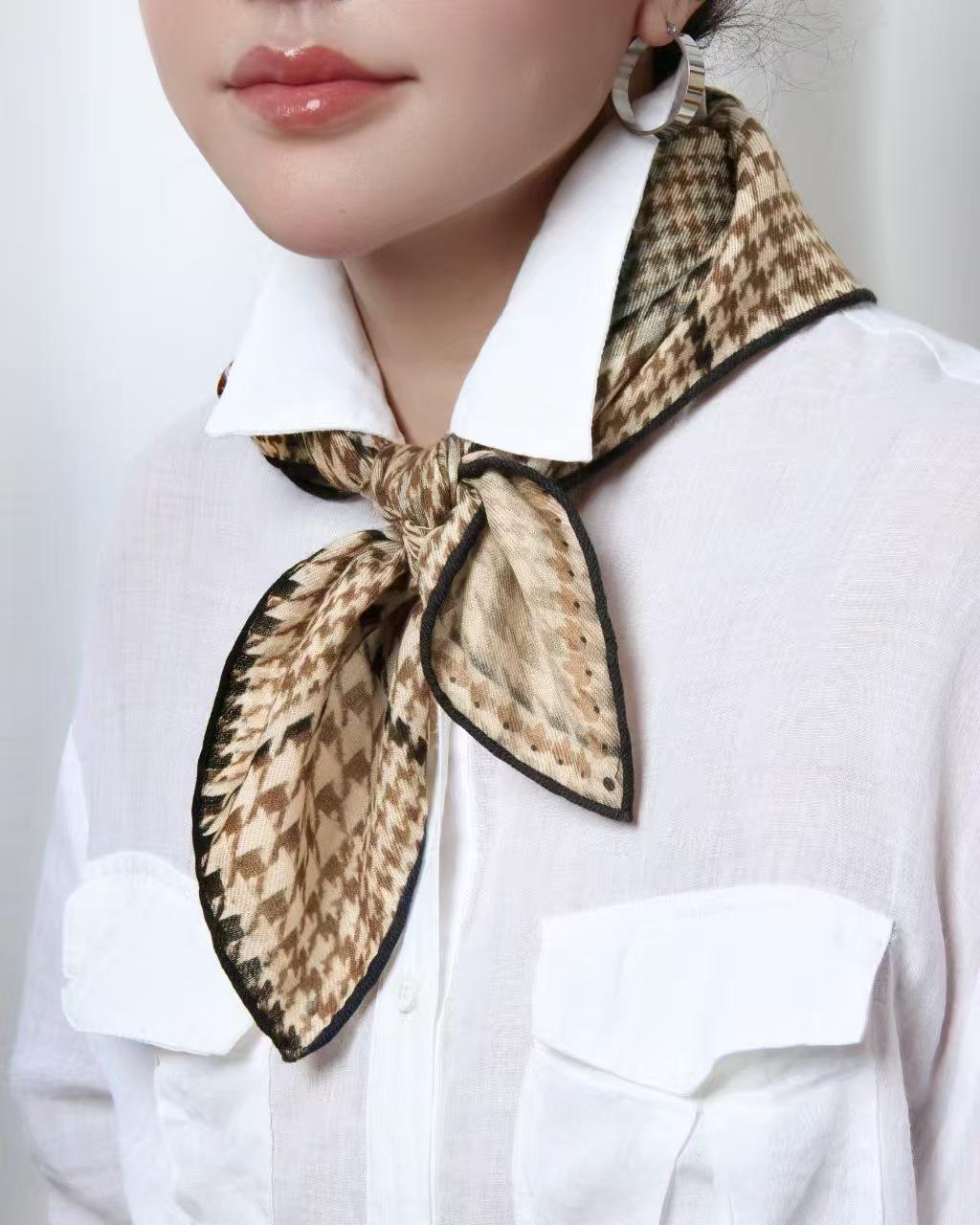 Spring Arrival: Women s Double-Sided Wool Square Scarf