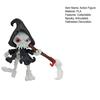 Grim Reaper Action Figure 3D Printed Articulated Reaper Toy Collectible Spooky Action Figure for Halloween Desktop Decoration