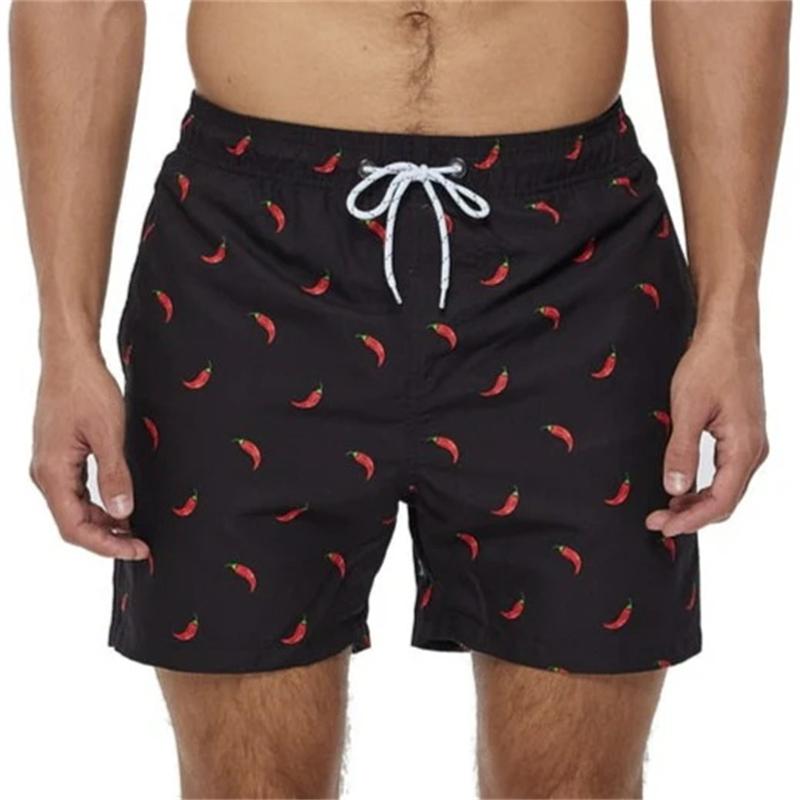 Coconut Tree Pattern Beach Short For Men's Fashion Sports Swimming Shorts Quick Drying Summer Designer Clothes