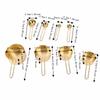 Stainless Steel Measuring Spoons Set Rose Gold Gold Baking Measuring Set  Dry Ingredients