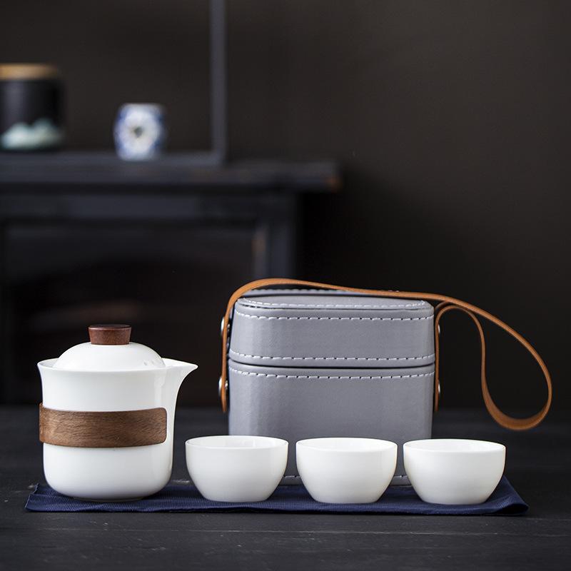 Portable tea set Small, simple and durable Kuaike cup Household travel Outdoor camping travel tea set factory