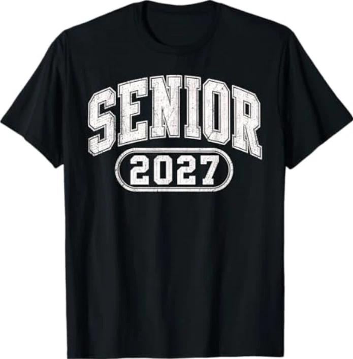 Senior 2027 Vintage High School Graduation Class Of 2027 Tshirt S