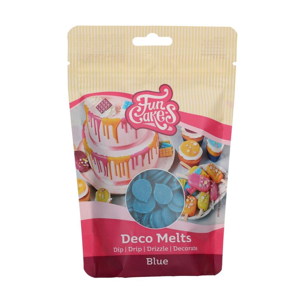 Deco Melts  Pastylki Czekoladowe Niebieskie 250G Fun Cakes
