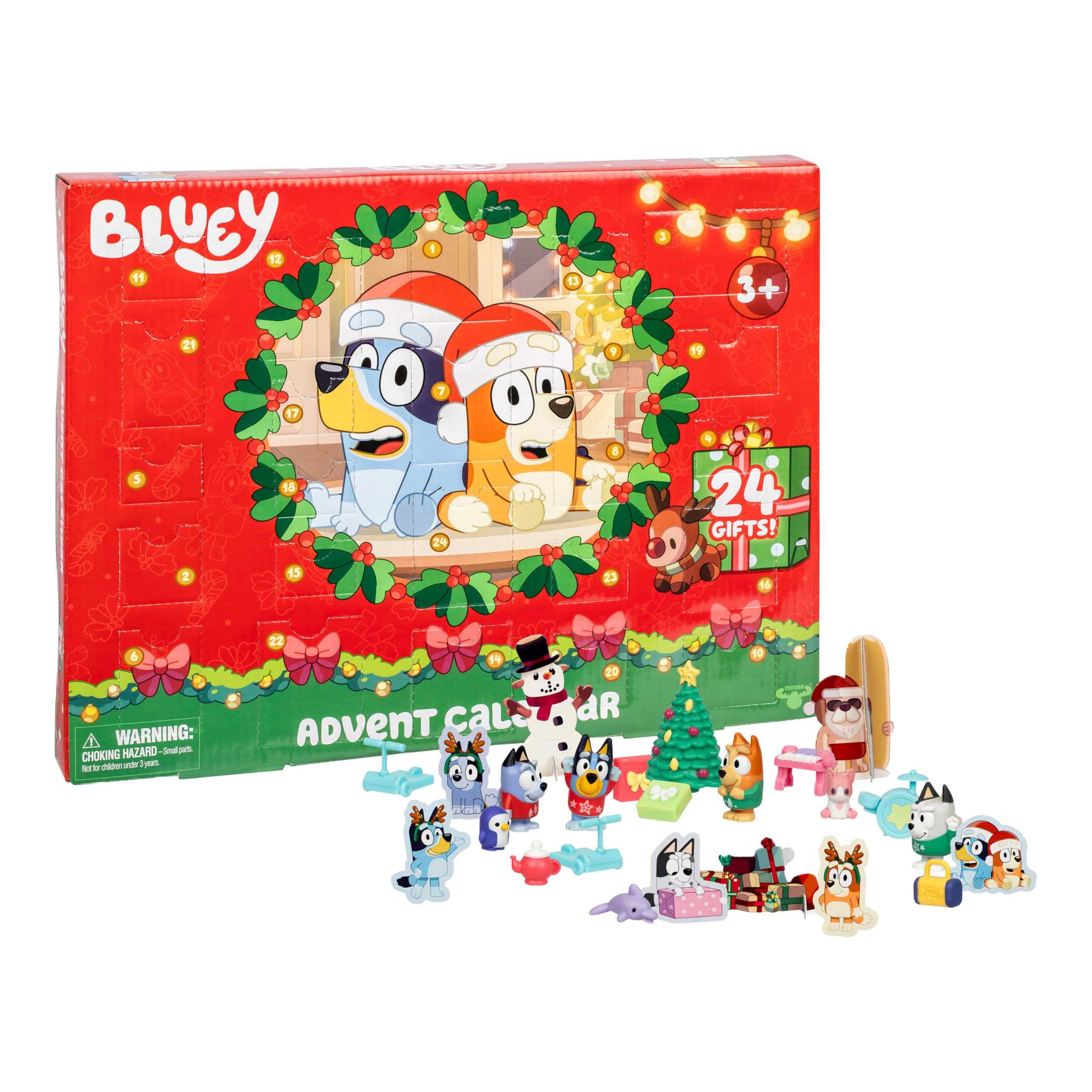 Мини-фигурки Bluey Сюрприз-календарь ожидания