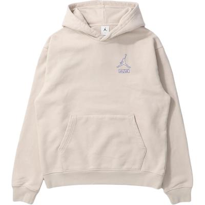 Jordan X Union LA Fleece Hoodie Light Orewood Brown/Hyper Cobalt Unisex Streetwear IB5116-104