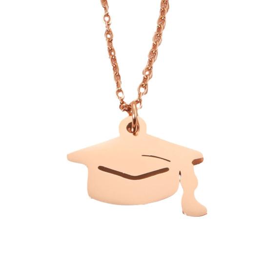 Graduation Cap Necklace Unisex Graduation Cap Charm Necklace Graduation Keepsake Jewelry Gift for Best Friend Graduate