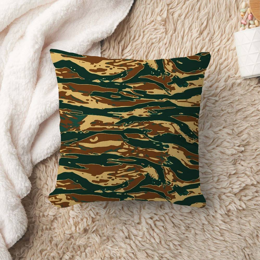 

Tiger Stripe Camo Cushion Cover Decorative Pillow Sofa Home Decor case pillow cases 30x30 cm