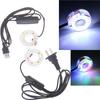 1Pcs Dc Waterproof Round Lamp Usb Led Illumination Colorful Light With Hole For Fish Tank Pool Garden Aquarium Decor Lighting