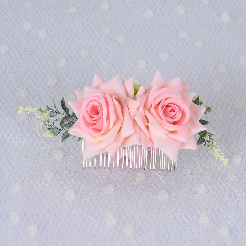  Pettine con Fiori Artificiali Stile BOHO per Donna, Diadema Nuziale, Ornamenti per Capelli, Acconciatura, Fermaglio per Capelli, Accessori per Capelli, Gioielli