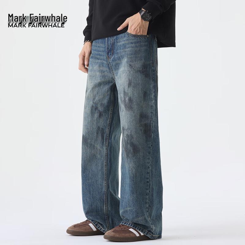 

Мужские джинсы прямого кроя Mark Fairwhale свободного покроя с эффектом стирки 33