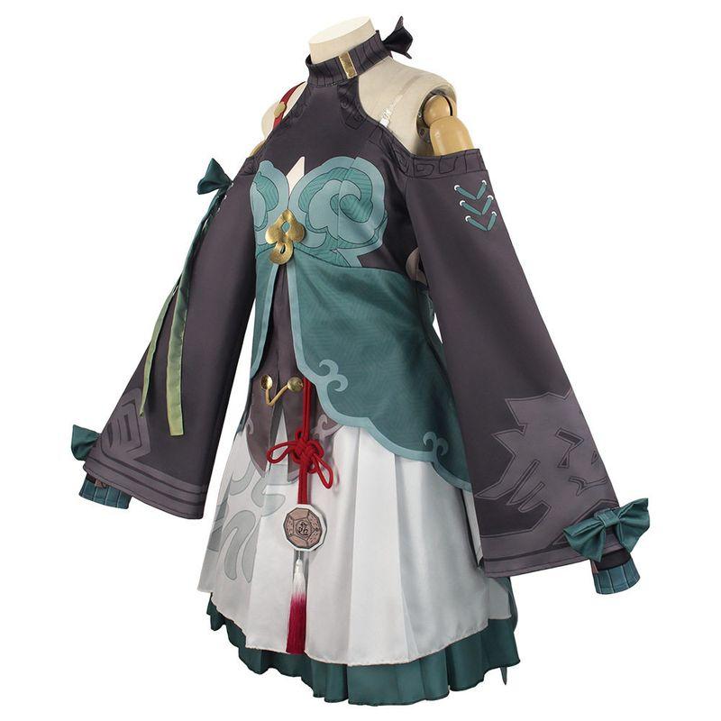 Honkai: Star Rail Qingque Cosplay Costume, Game-Style Costume, Stage Costume, Star Rail Anime-Style Women's Clothing In Stock