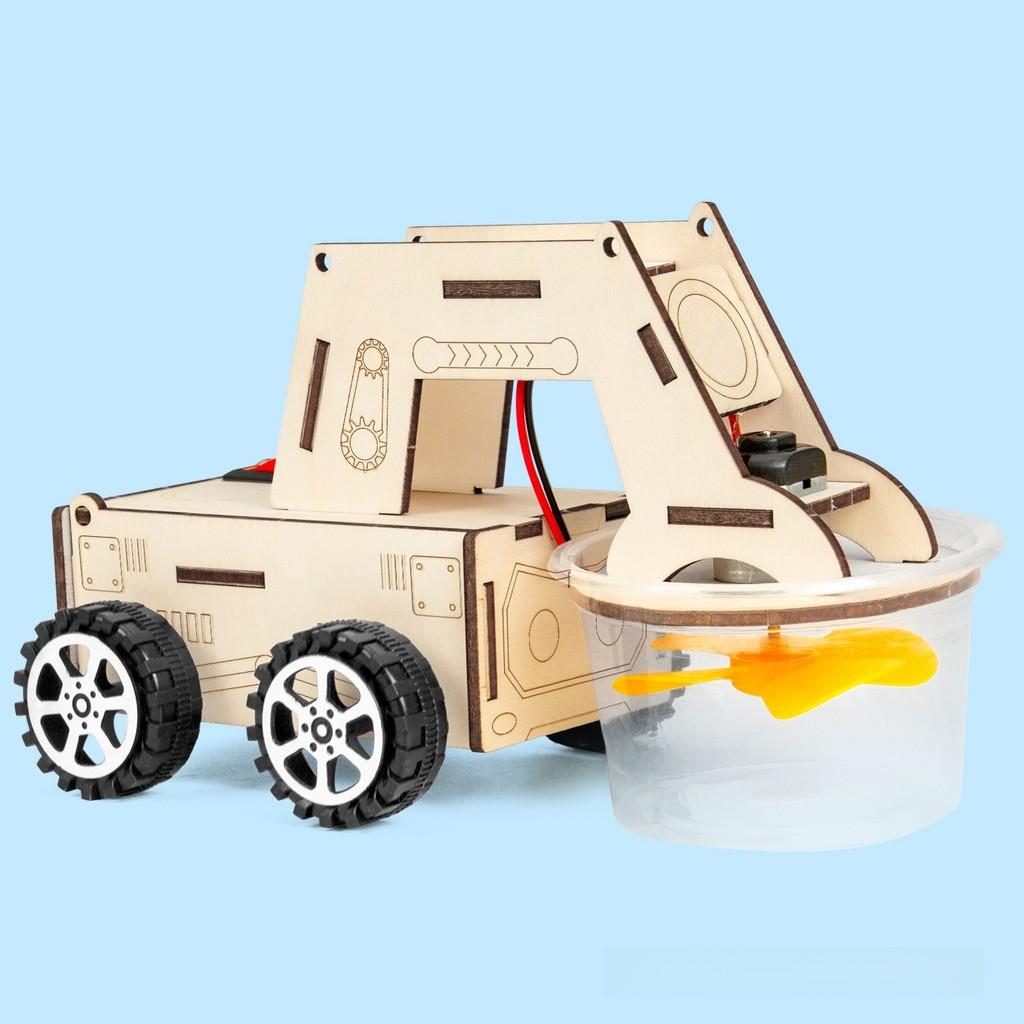 Space Exploration Mars Cleaning Robot Diy Model With Electric Motor For Science Education