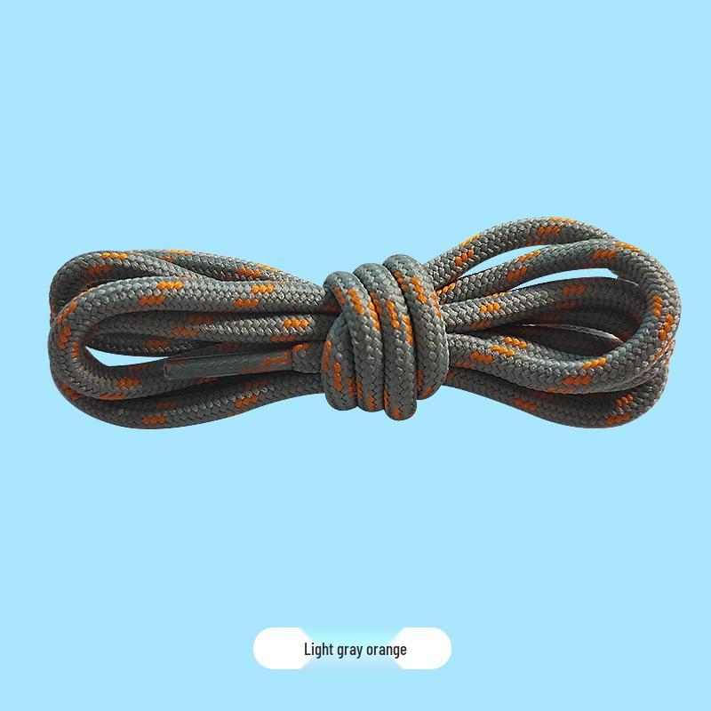 Round Non-Slip Durable Shoelaces for Martin Boots - Vertical Stripes for Outdoor Shoes