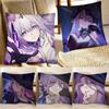 1pc Game Cool Anime Girl Honkai Star Rail Jade Pillow Case Fashion Square Pillowcase Bedroom Sofa Room Ins Decoration Leisure