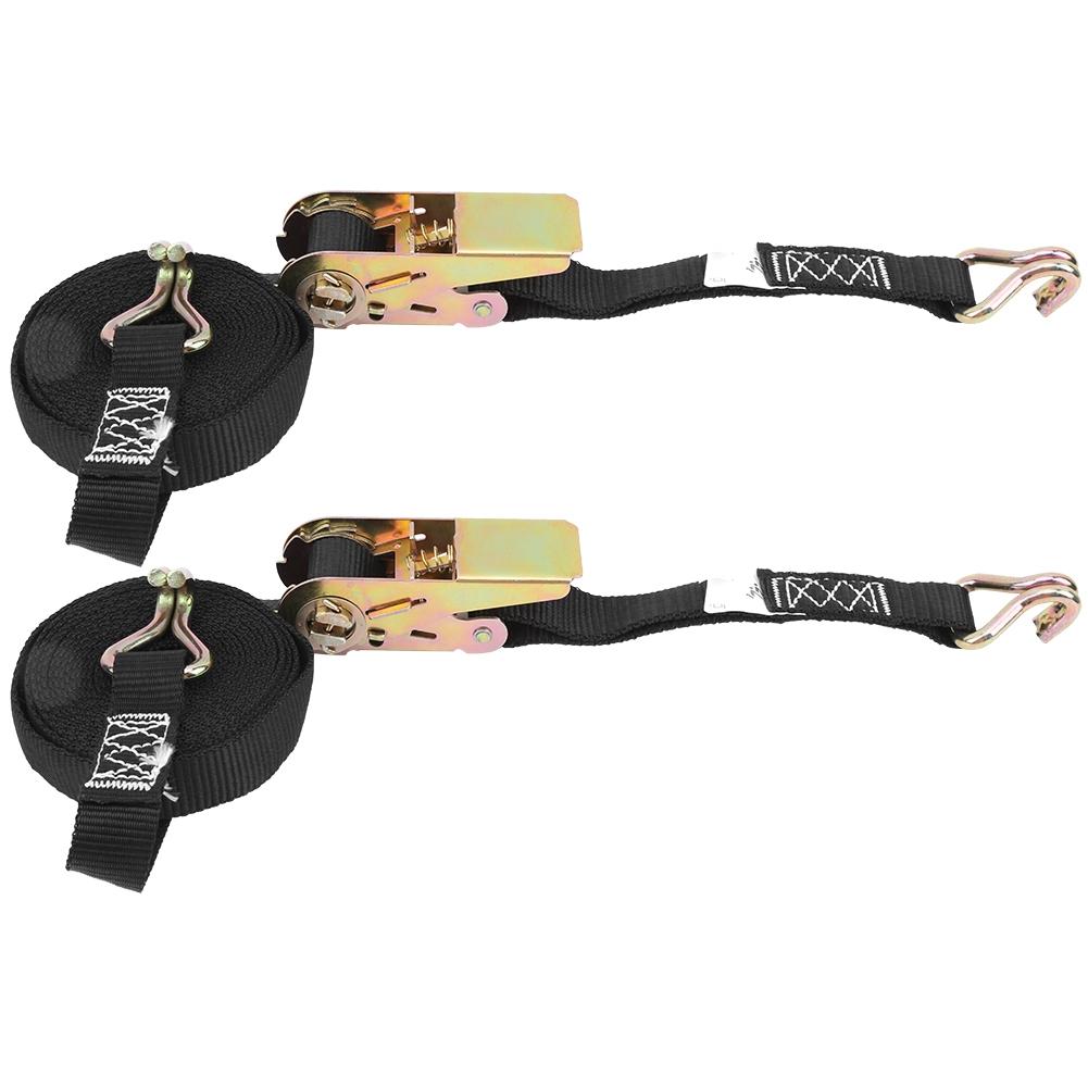 

2 Set Surfboard Kayak Tie Down Straps Canoe Boat Cargos Puller Strap with Hook