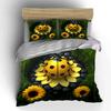 Ladybug-Themed Home Garden Decor Set  Kid'S And Adults' Bedroom Decor, Exquisite Three-Piece Bedding Set Gift