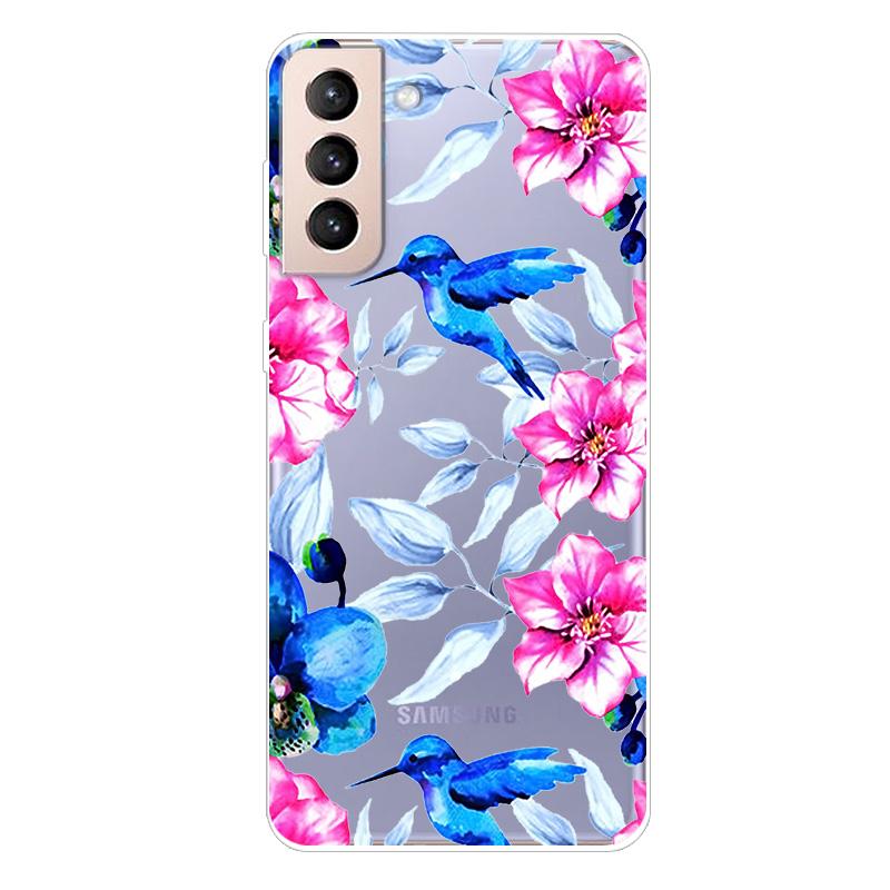For Samsung S21 FE Case TPU Silicone Soft Clear Case for Samsung Galaxy S 21 / S21 Plus 5G Cover S21 Ultra FE Transparent Coque