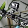 Aluminum Alloy 360° Rotatable Mount Adapter for GoPro Hero 13 12 11 10 9 8, Swivel Action Camera Connector for Helmet Bike Mount