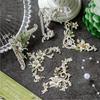 Journamm 20pcs/pack Cutout Lace Materials Decor Paper DIY Scrapbooking Collage Stationery Junk Journal Photo Album Decor Paper